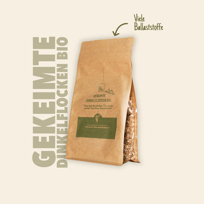 Gekeimte Dinkelflocken Bio, 500g