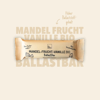 Mandel-Frucht-Vanille Ballastbar Bio, 40g