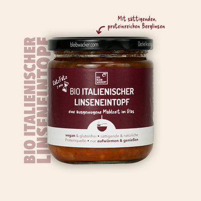 Italienischer Linseneintopf Bio, 380ml