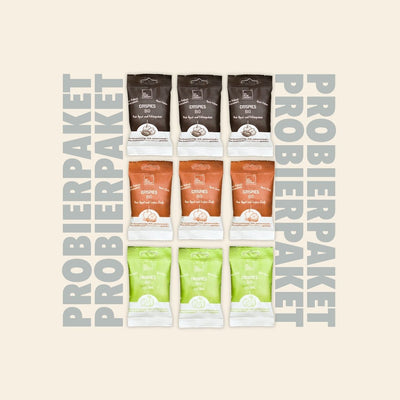 Probierpaket Crispies Bio, 9 x 12g