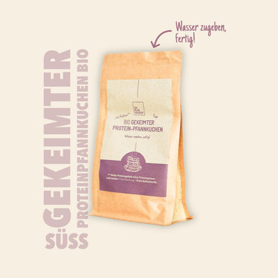 Gekeimter Protein-Pfannkuchen-Süß Bio, 300g
