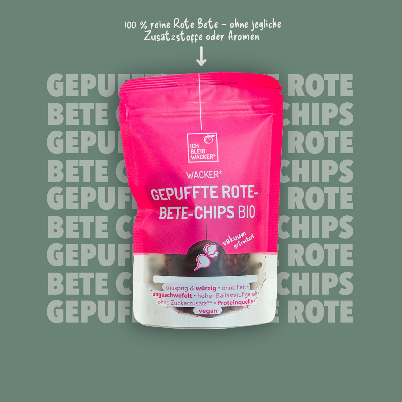 rote bete chips aufbewahren Gepuffte rote Bete bio von bleibwacker: Knuspriger Snack ohne Zusätze