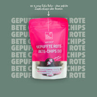 Gepuffte Rote-Bete-Chips Bio, 50g