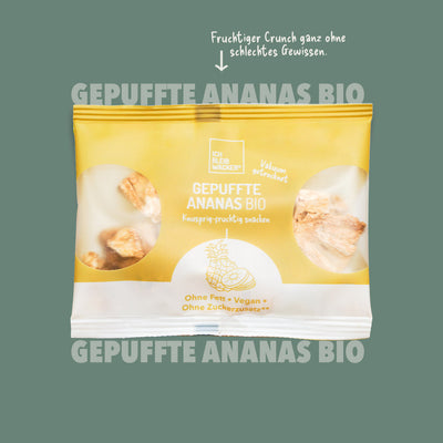 Gepuffte Ananas Bio, 20g