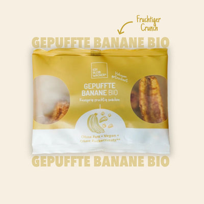 Gepuffte Banane Bio, 20g