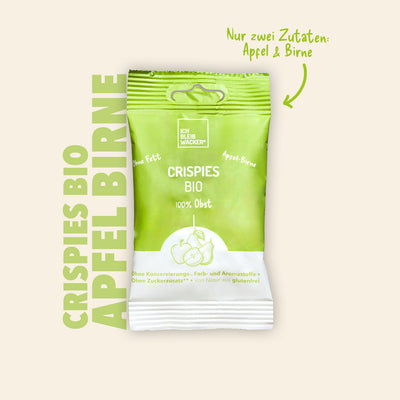 Crispies Apfel-Birne Bio, 12g