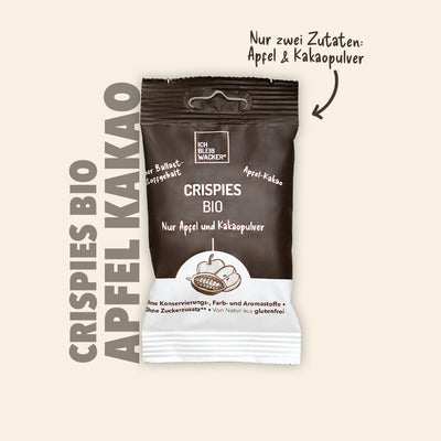 Crispies Apfel-Kakao Bio, 12g