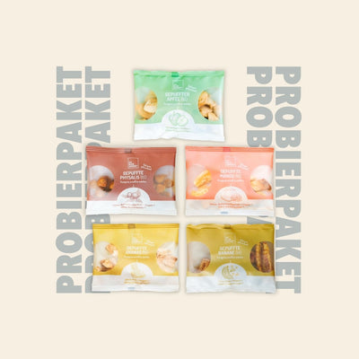 Probierpaket Gepufftes Obst ToGo Bio