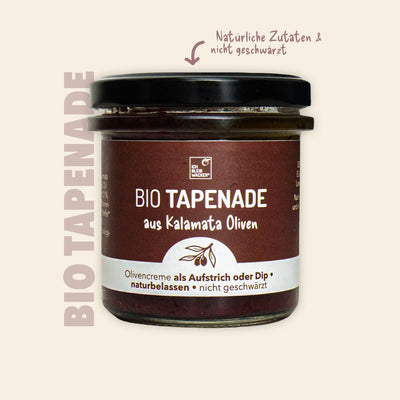 Tapenade mit Kalamata Oliven Bio, 130g