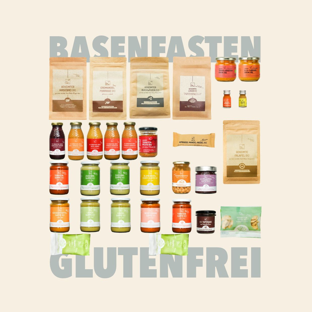 Glutenfreie Basenfasten Box für 7 Tage