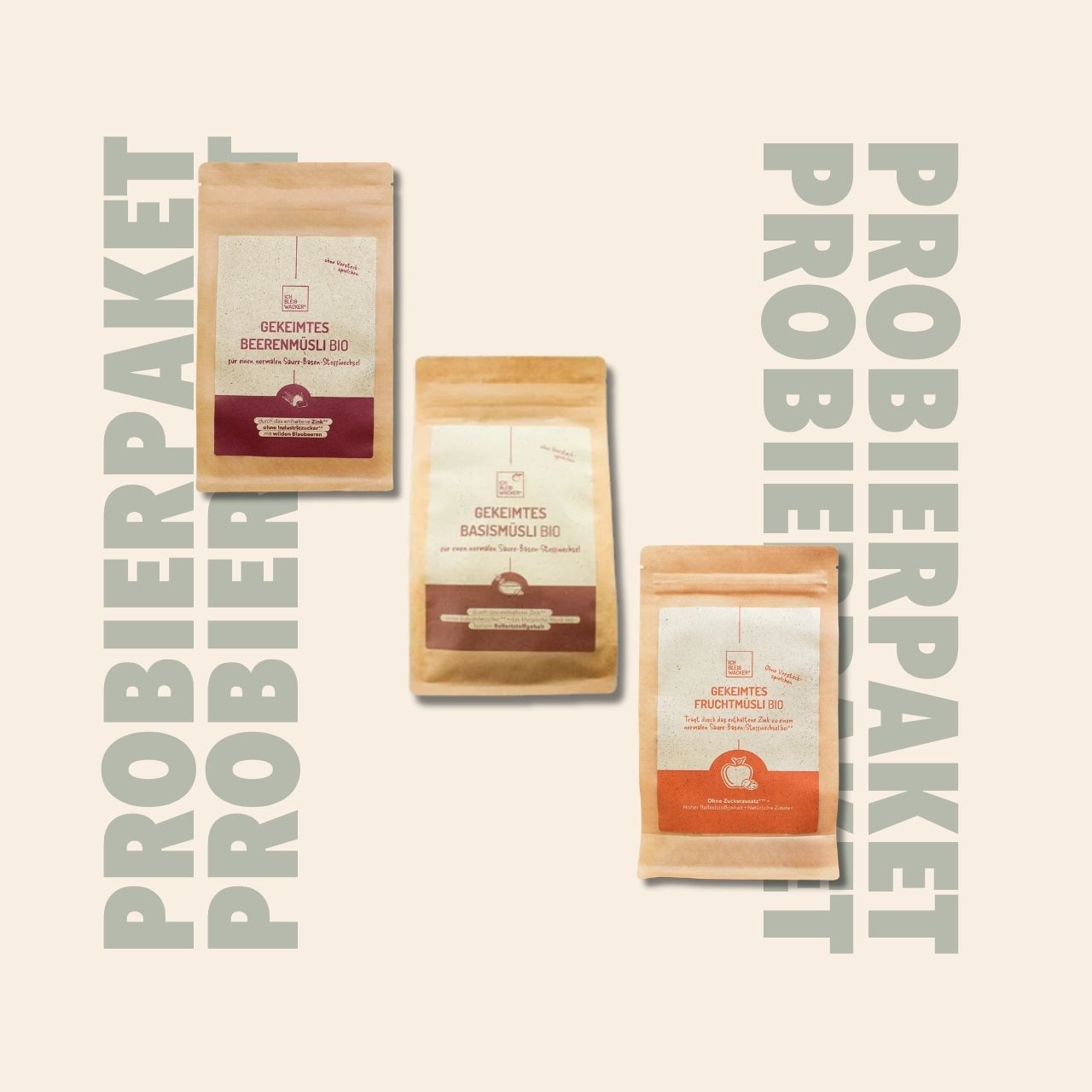 Probierpaket Gekeimtes Müsli Bio