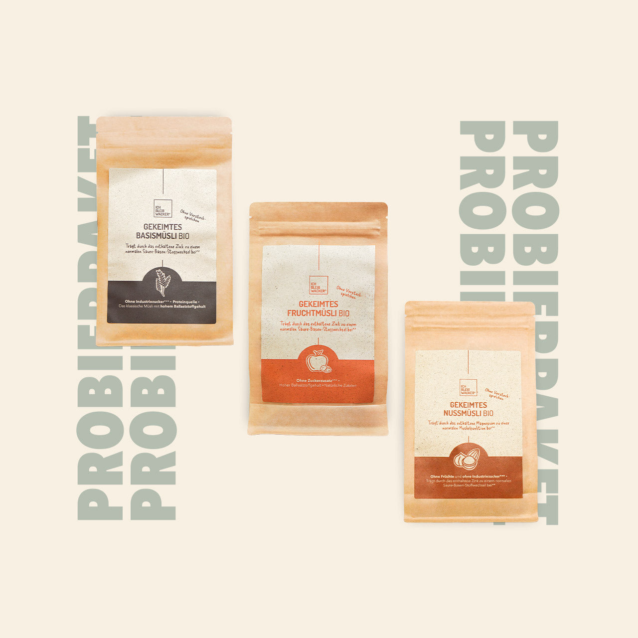 Probierpaket Gekeimtes Müsli Bio