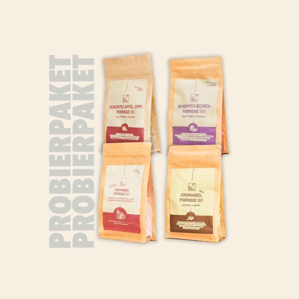 Probierpaket Gekeimte Porridges Bio