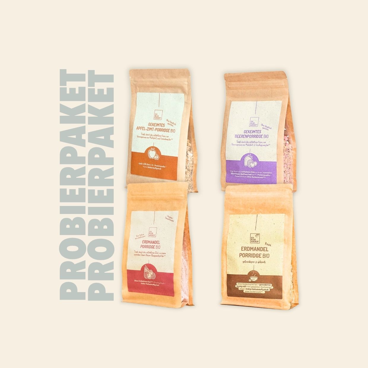 Probierpaket Gekeimte Porridges Bio