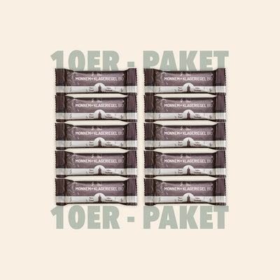 10er-Paket Monnemer Klageriegel Kakao-Haselnuss Bio