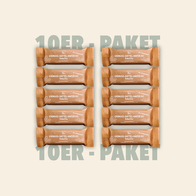 10er-Paket Erdnuss-Dattel-Hafer BallastBar Bio, 40g