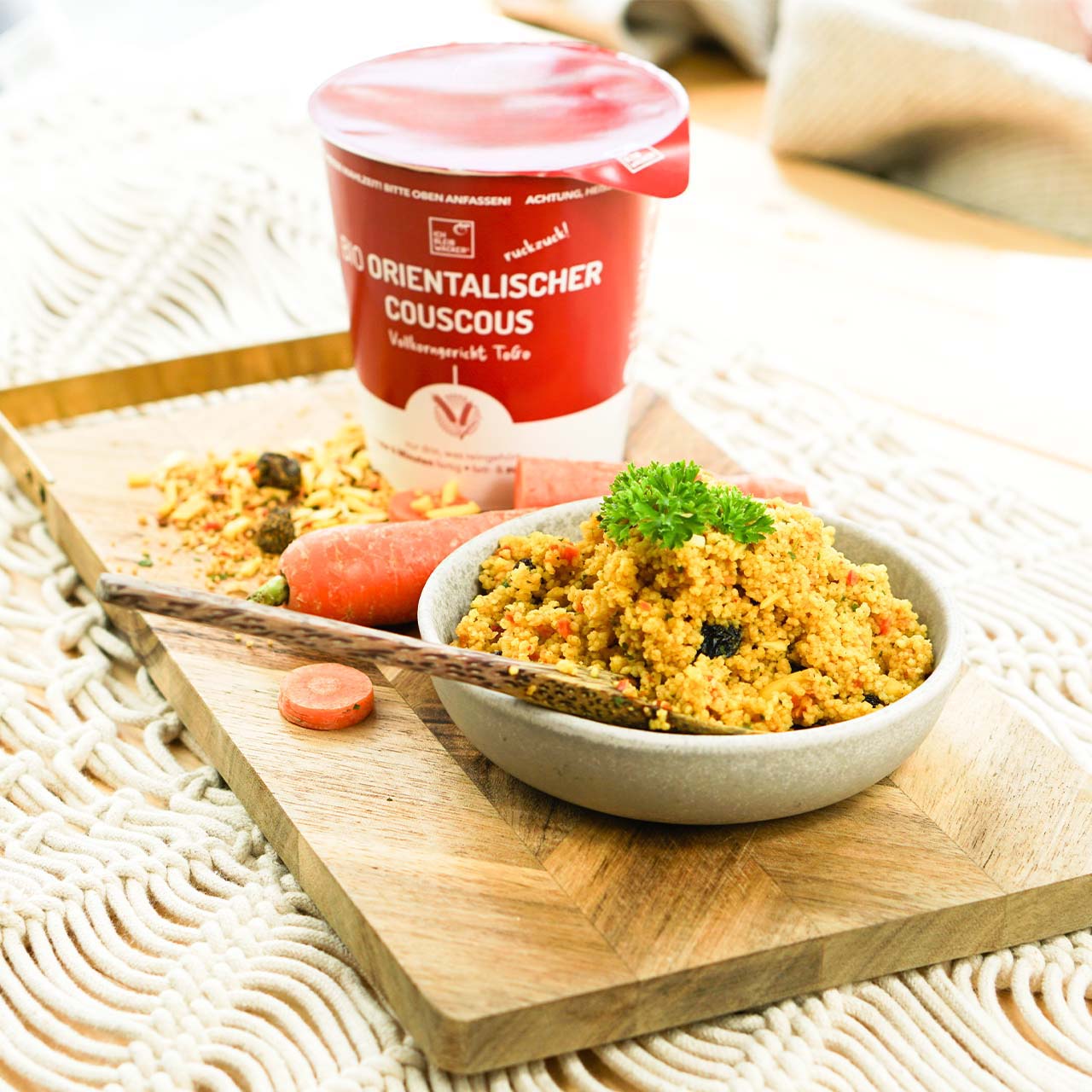 Orientalisches Couscous-Gericht Bio