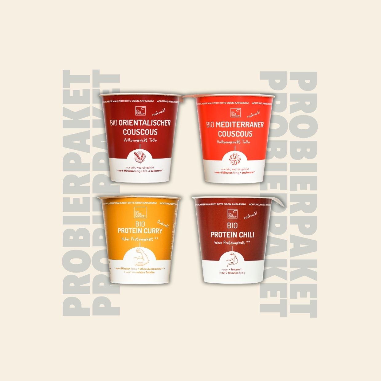 Probierpaket ToGo-Gerichte Bio