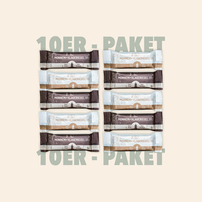 10er-Paket Mix Monnemer Klageriegel Bio