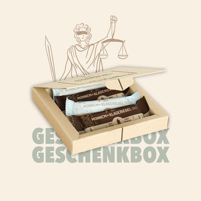 Geschenkbox Monnemer Klageriegel Bio