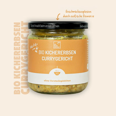 Kichererbsen Currygericht Bio, 370ml
