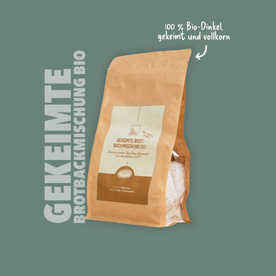 Gekeimte Dinkel-Brotbackmischung Bio, 500g