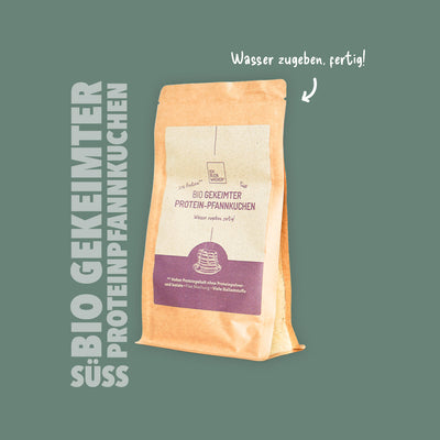 Gekeimter Protein-Pfannkuchen-Süß Bio, 300g