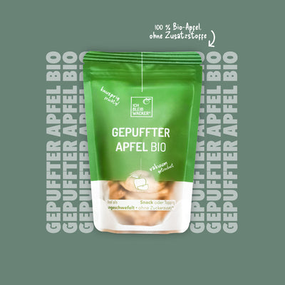 Gepuffter Apfel Bio, 30g
