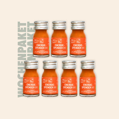 Wochen-Paket: Energiespender Bio, 7 x 30ml