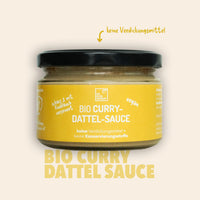 Pflanzliche Curry-Dattelsauce Bio, 180ml