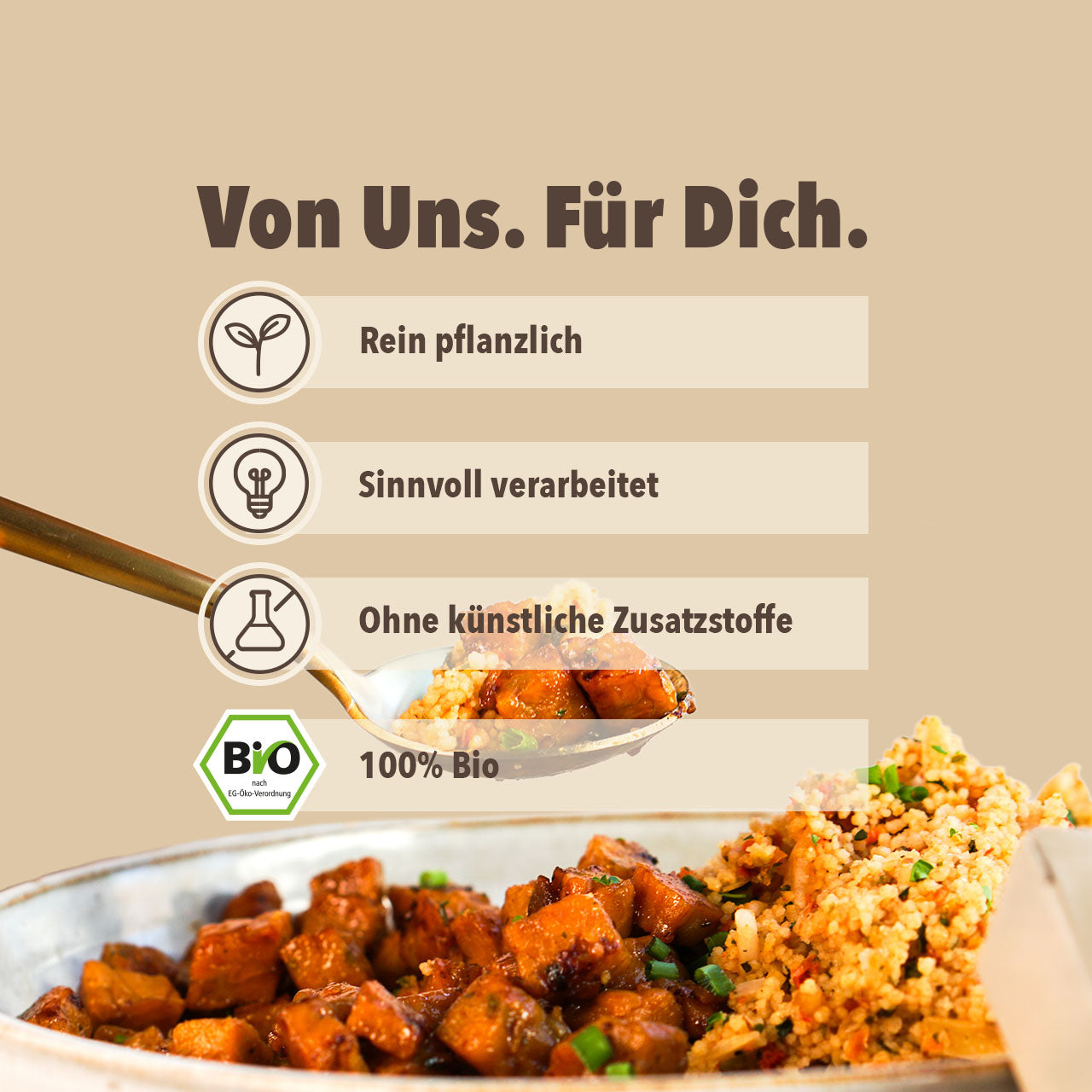 Bio Tempeh aus Lupinen: Hoher Proteingehalt, ohne Zusatzstoffe – bleibwacker