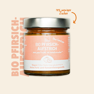 Pfirsichaufstrich Bio, 215g