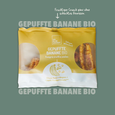 Gepuffte Banane Bio, 20g