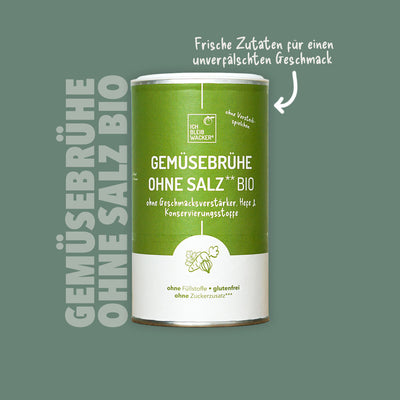 Gemüsebrühe ohne Salz** Bio, 250g