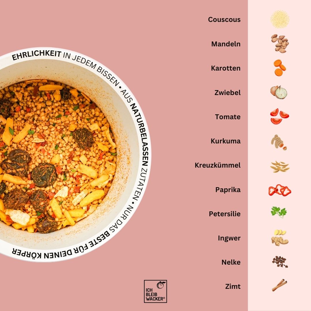 Rohstoffe Orientalischer Couscous