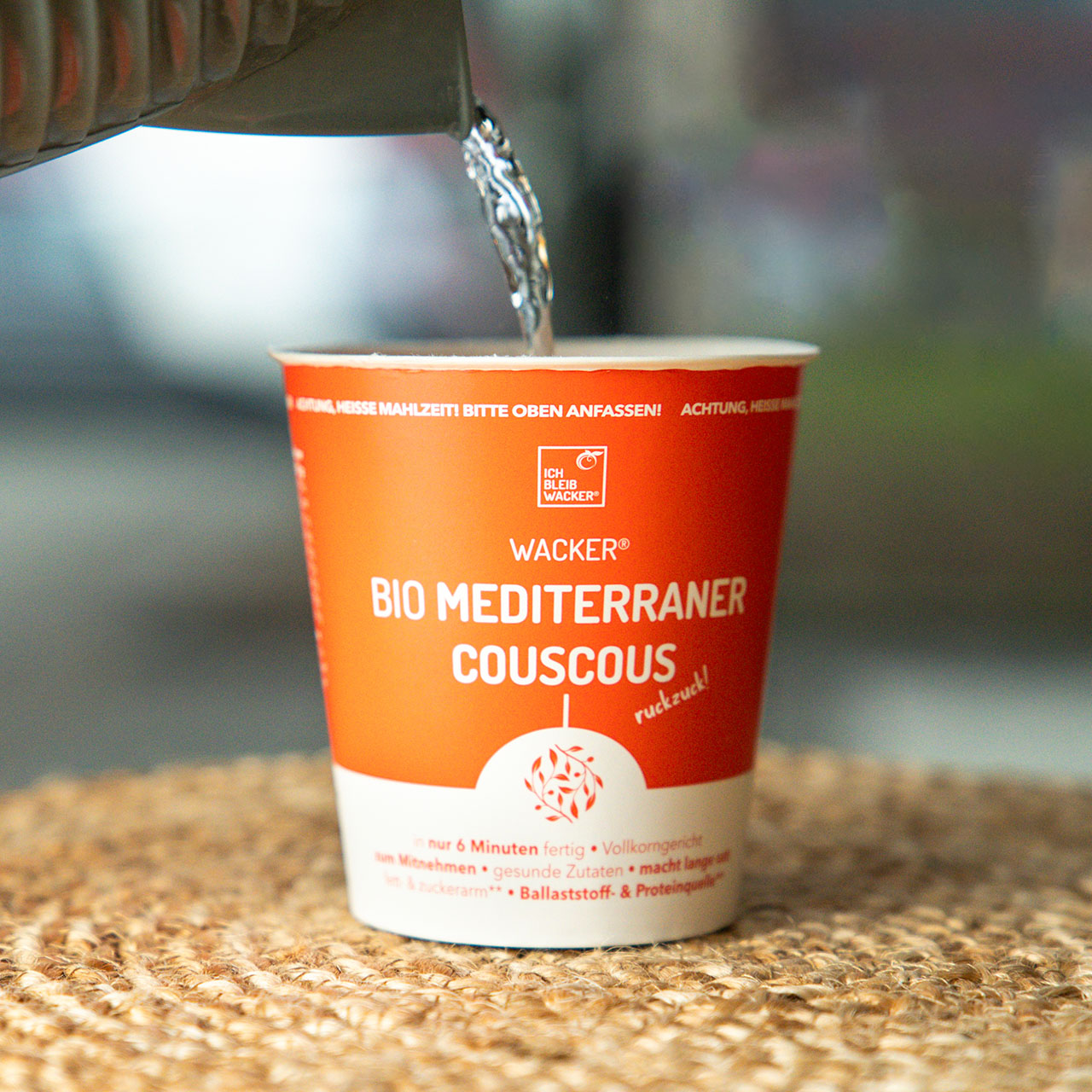 Mediterranes Couscous-Gericht Bio - in 6 Minuten fertig