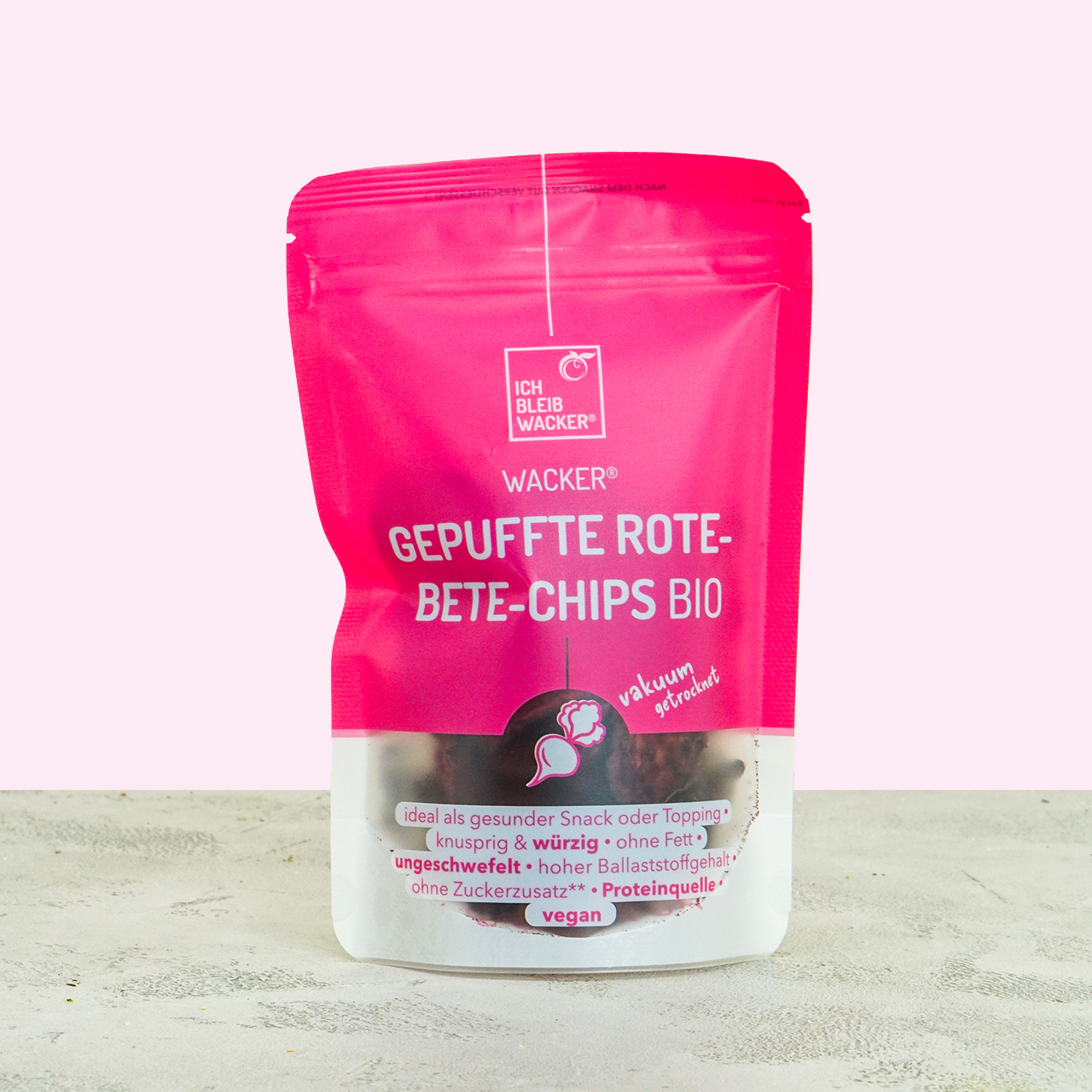 Gepuffte Rote-Bete-Chips Bio