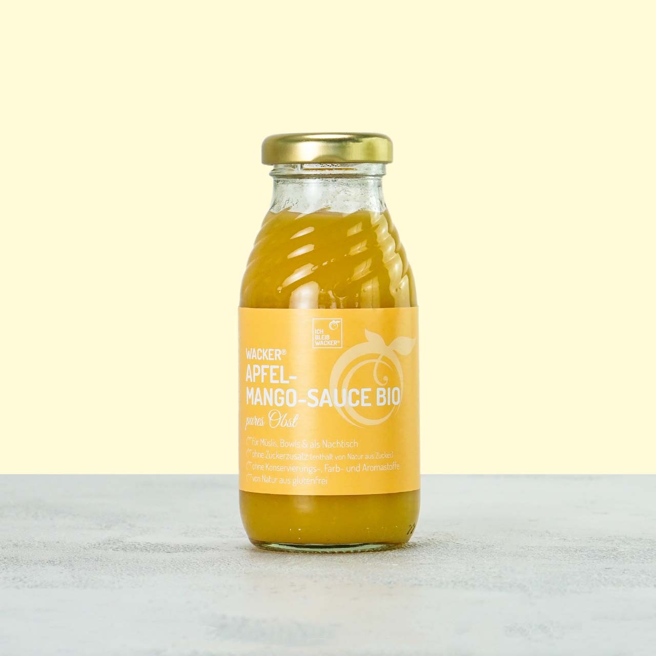 Wacker Apfel-Mango-Sauce Bio, 200 ml